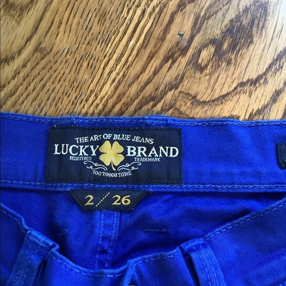 Lucky Brand Capri Style Jeans periwinkle blue Size 2/26 - Picture 3 of 7